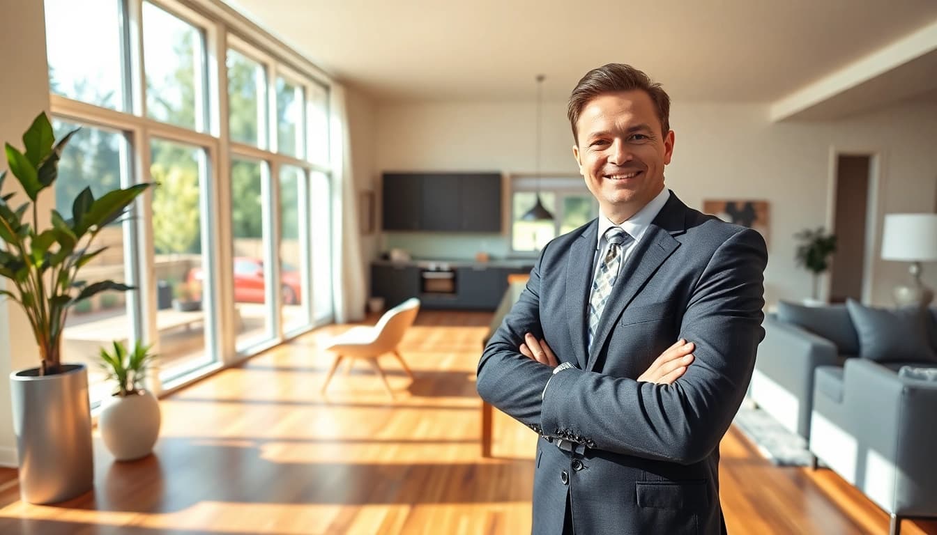 Immobilienmakler Frankfurt Eschersheim zeigt modernes Zuhause in einladender Atmosphäre.