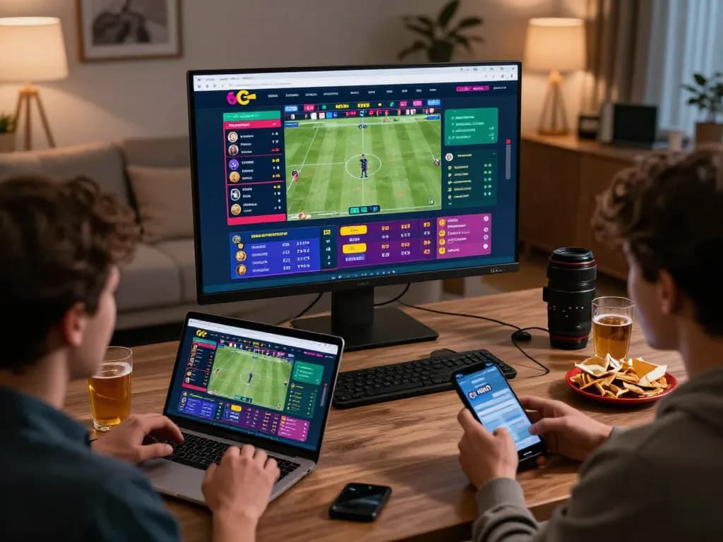 Exciting gambling scene with bettors engaged in Bong99 online platform during a live event.