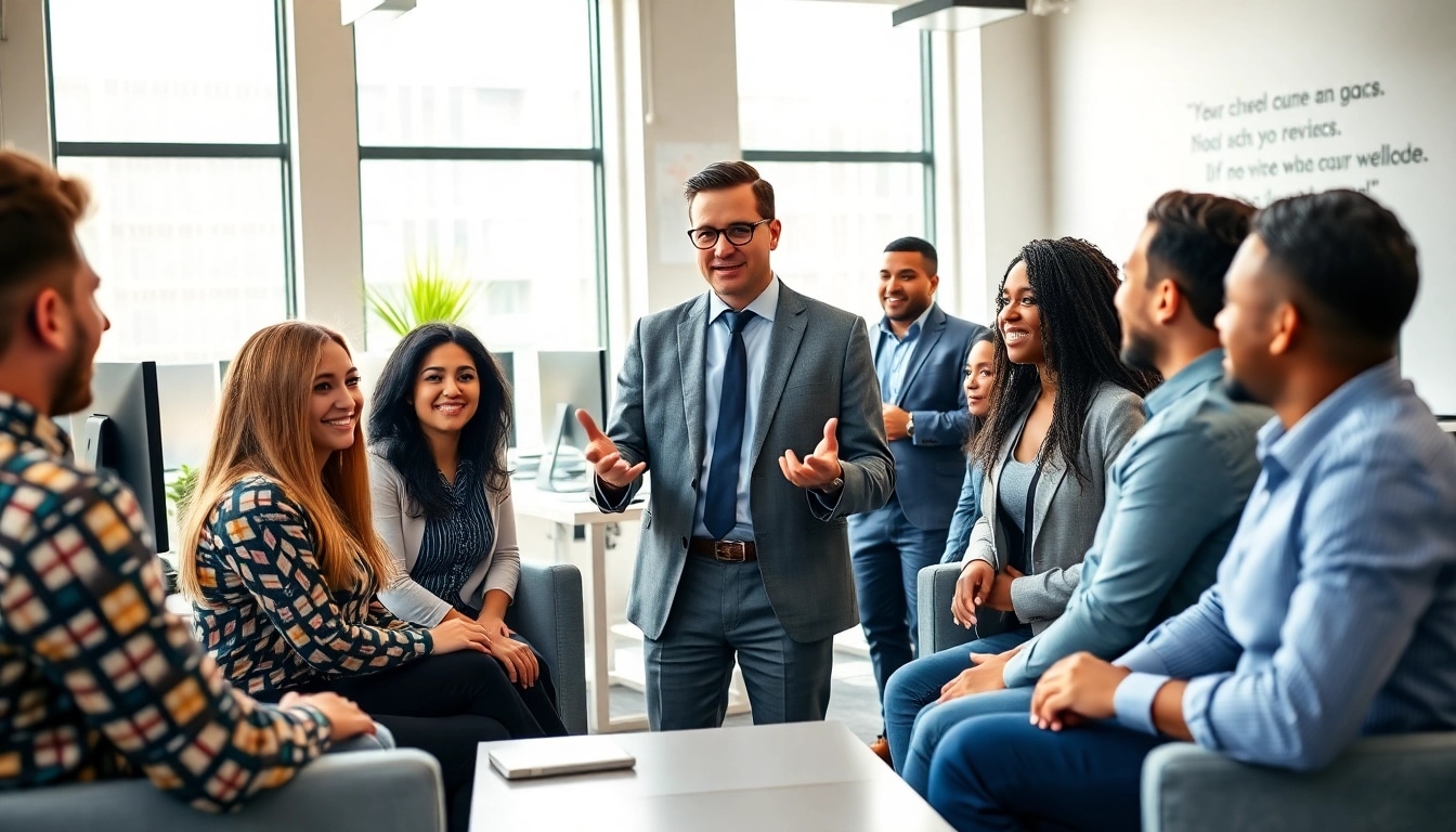 Headhunter IT führt professionelle Beratungen in einem modernen Büro durch.
