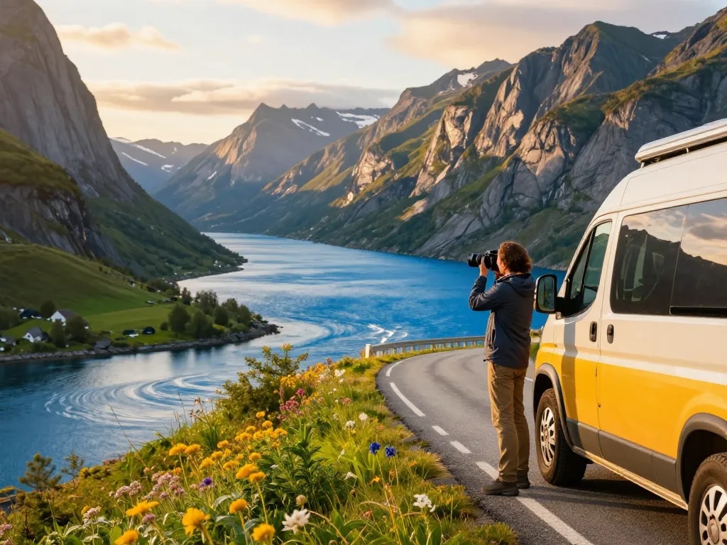 Skandinavien Reisetipps für Reisende, die einen Roadtrip durch Norwegens Fjorde genießen.