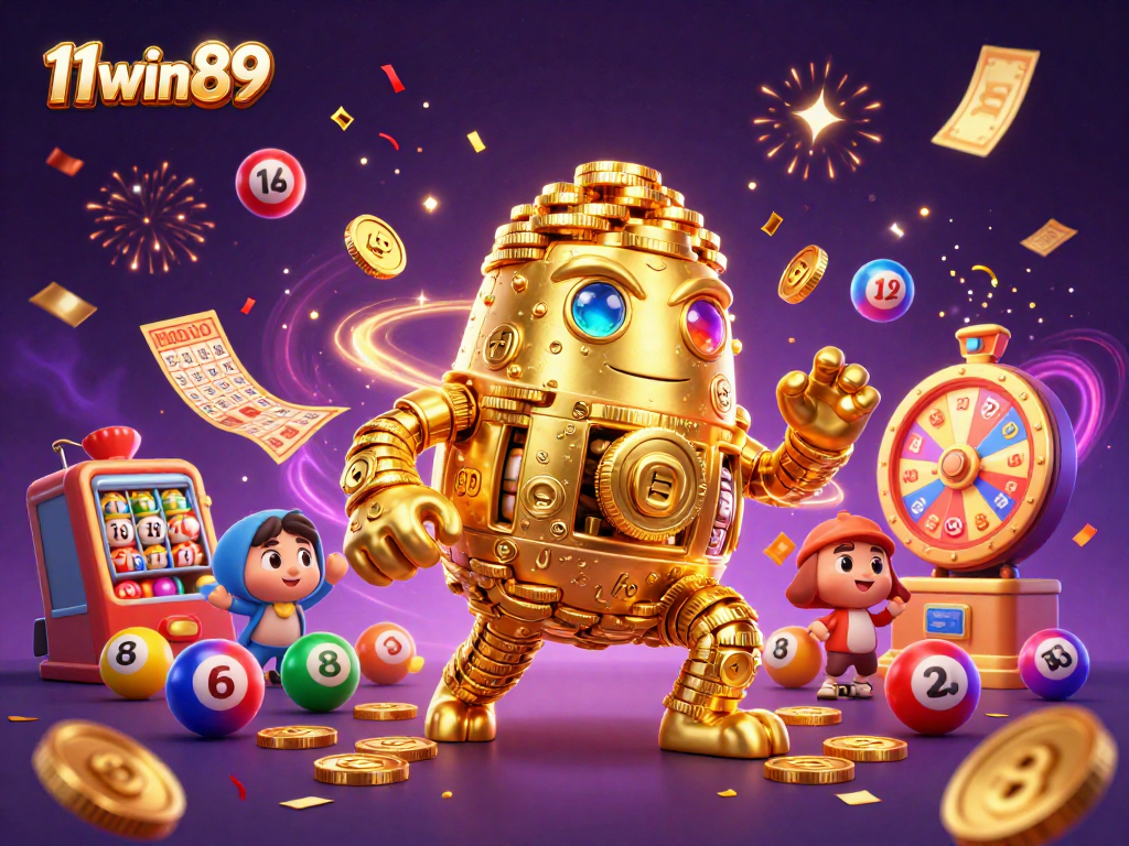 Experience excitement with 11win89 as vibrant symbols and games fill the casino scene.