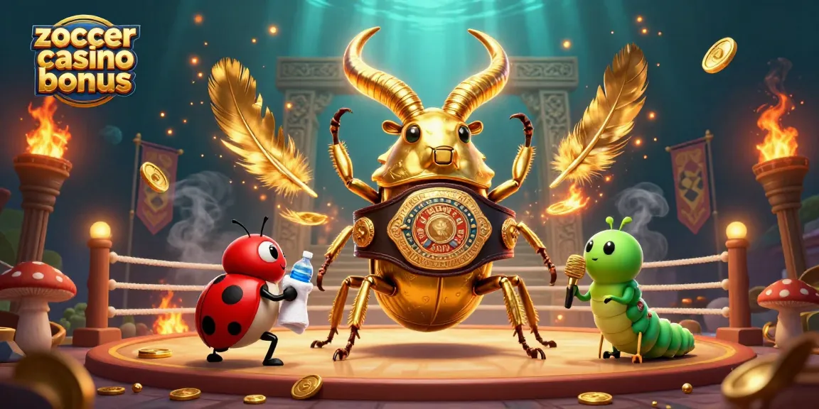 Experience the thrills of Zoccer Casino Bonus with characters and dynamic casino elements.