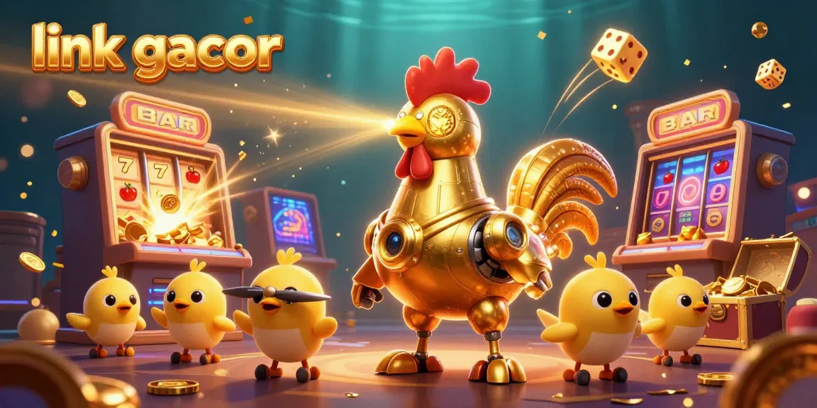 Experience the thrill of winning with link gacor at today's hottest online slot games featuring a golden rooster.