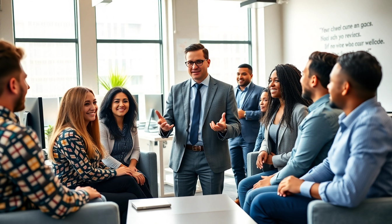 Headhunter IT führt professionelle Beratungen in einem modernen Büro durch.