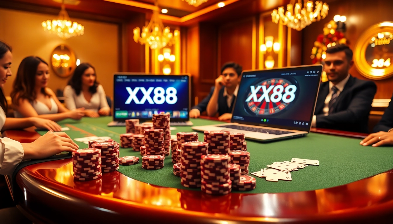 Experience the thrill at https://xx88cn.com/ with lively poker action and vibrant casino elements.