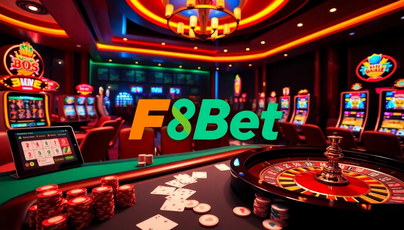 Experience high-stakes action at F8Bet with vibrant casino games and luxurious vibes.