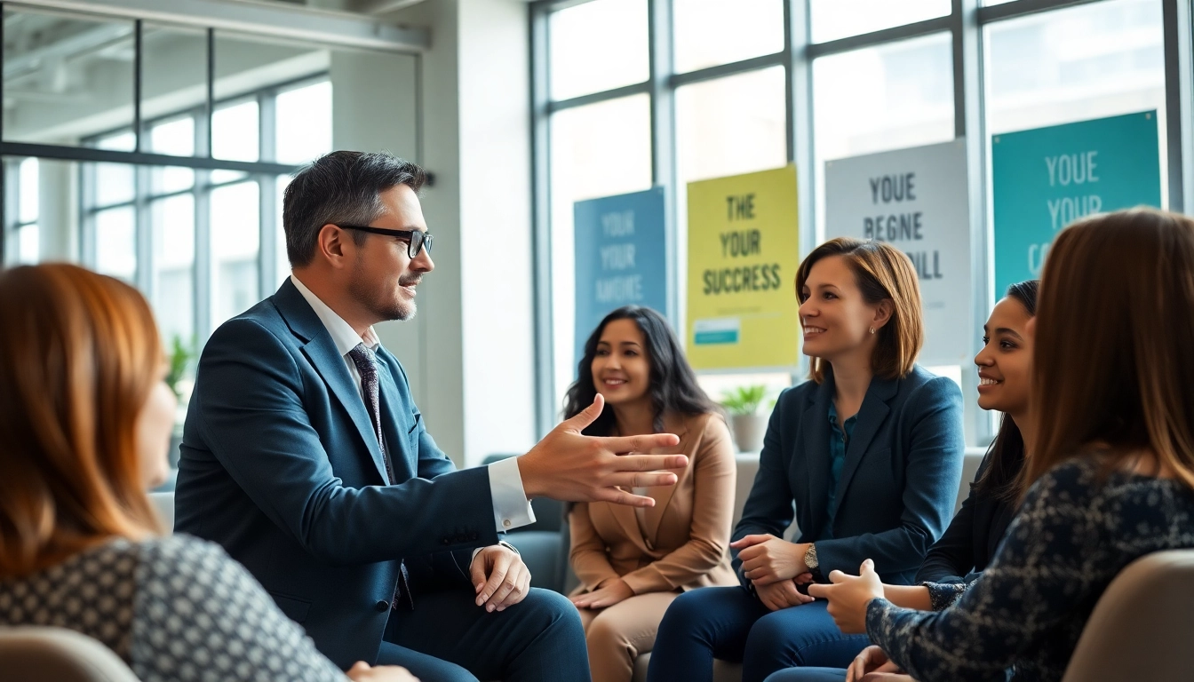 Headhunter Schweiz führt ein Interview in einem modernen Büro, fokussiert auf Gespräche mit Bewerbern.
