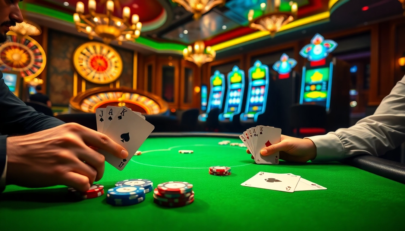 Trải nghiệm những trận poker đầy hồi hộp với sự tham gia của người chơi và các quân chip tại casino https://luck8.net.