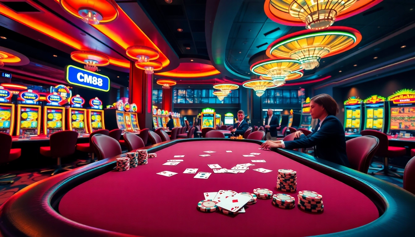 Experience thrilling games at CM88 with vibrant casinos and poker action.
