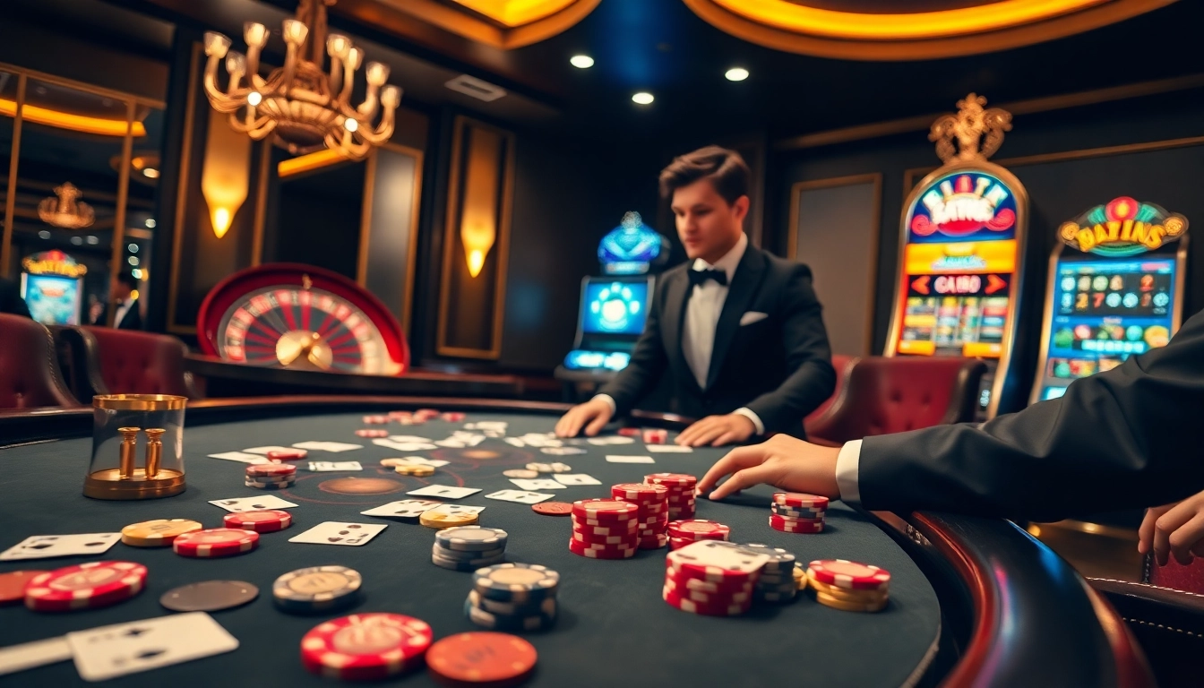 Enjoy an exciting gaming experience at X88 with vibrant casino tables and thrilling action