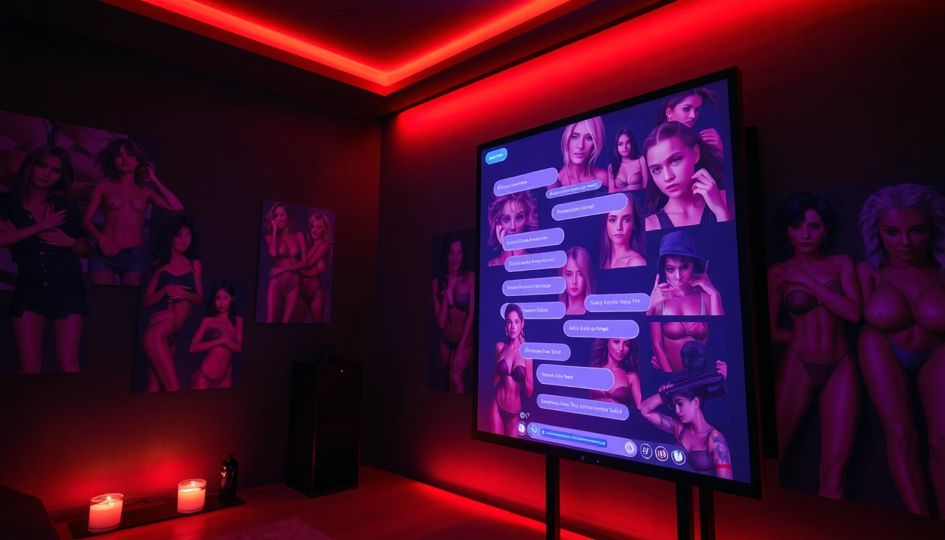 A captivating NSFW AI chat interface inviting users into immersive conversation experiences.